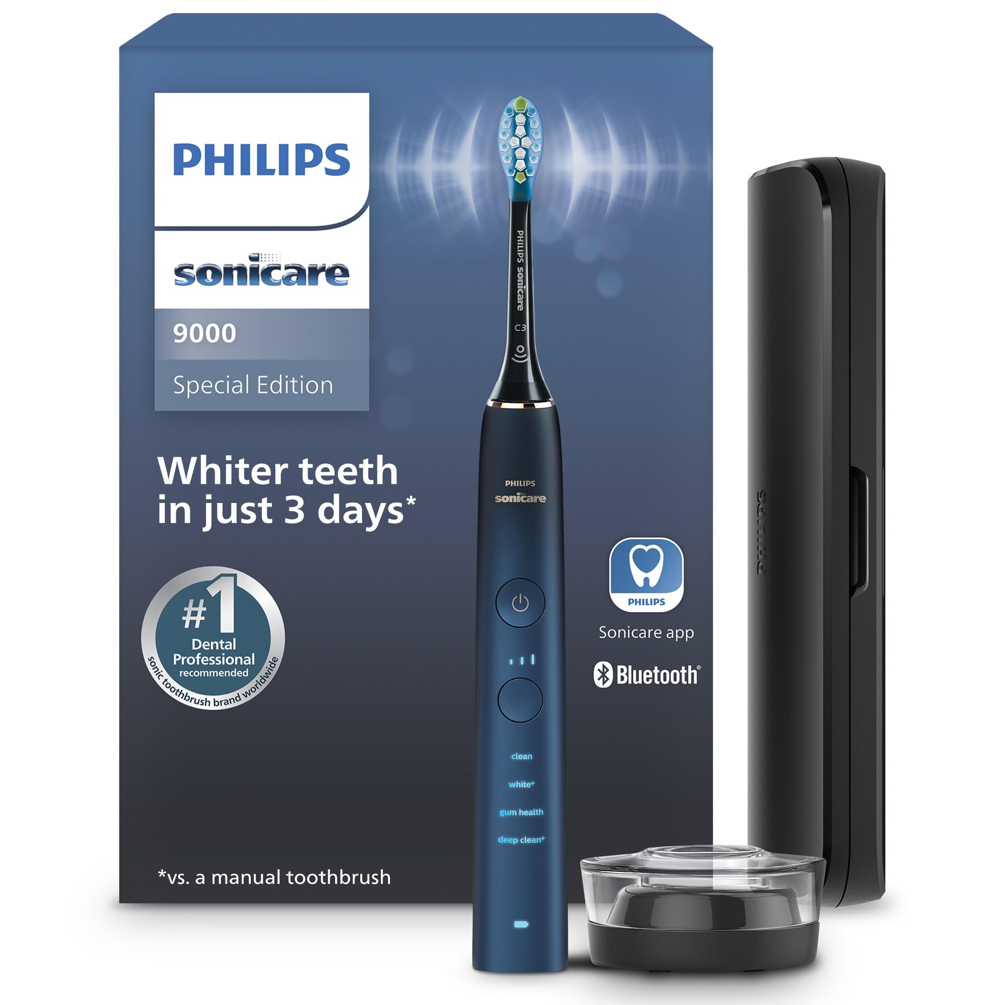 Advanced electric toothbrush with plaque removal technology